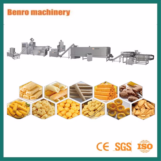 250-300kg/H Puff Snacks Making Machine Processing Line