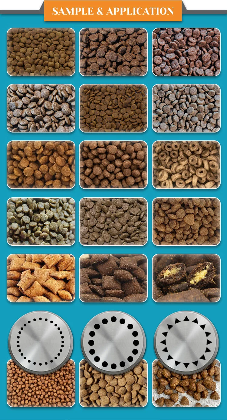 Dry Dog Food Making Machines Plant Extruder Pet Food Processing Machine