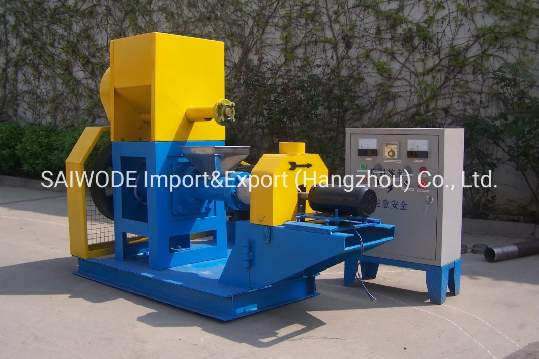 60-80kg/H Food Grade Dry Dog Cat Floating Fish Feed Extruder Machine