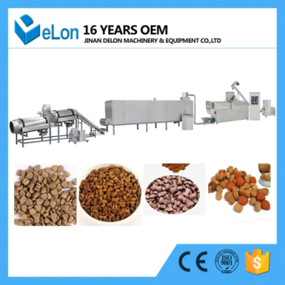 China Fábrica Animal Animal de Estimação Cão Gato Flutuante Máquina de Produção de Pellet de Alimentação de Peixe Snacks Processamento de Alimentos Fazendo Linha de Extrusão