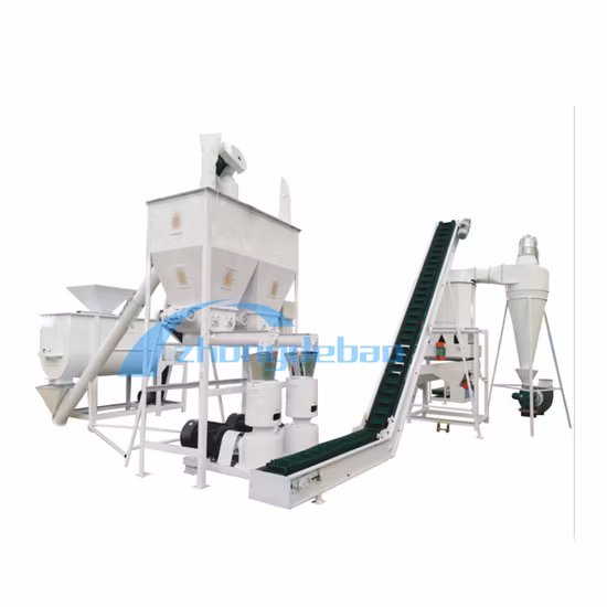 1-20t/H Aço Inoxidável Frango Gado Gado Porco Peixe Aves de Aves Alimentar Máquina de Fabricação de Pelotas Linha de Produção de Processamento de Alimentos de Peixe